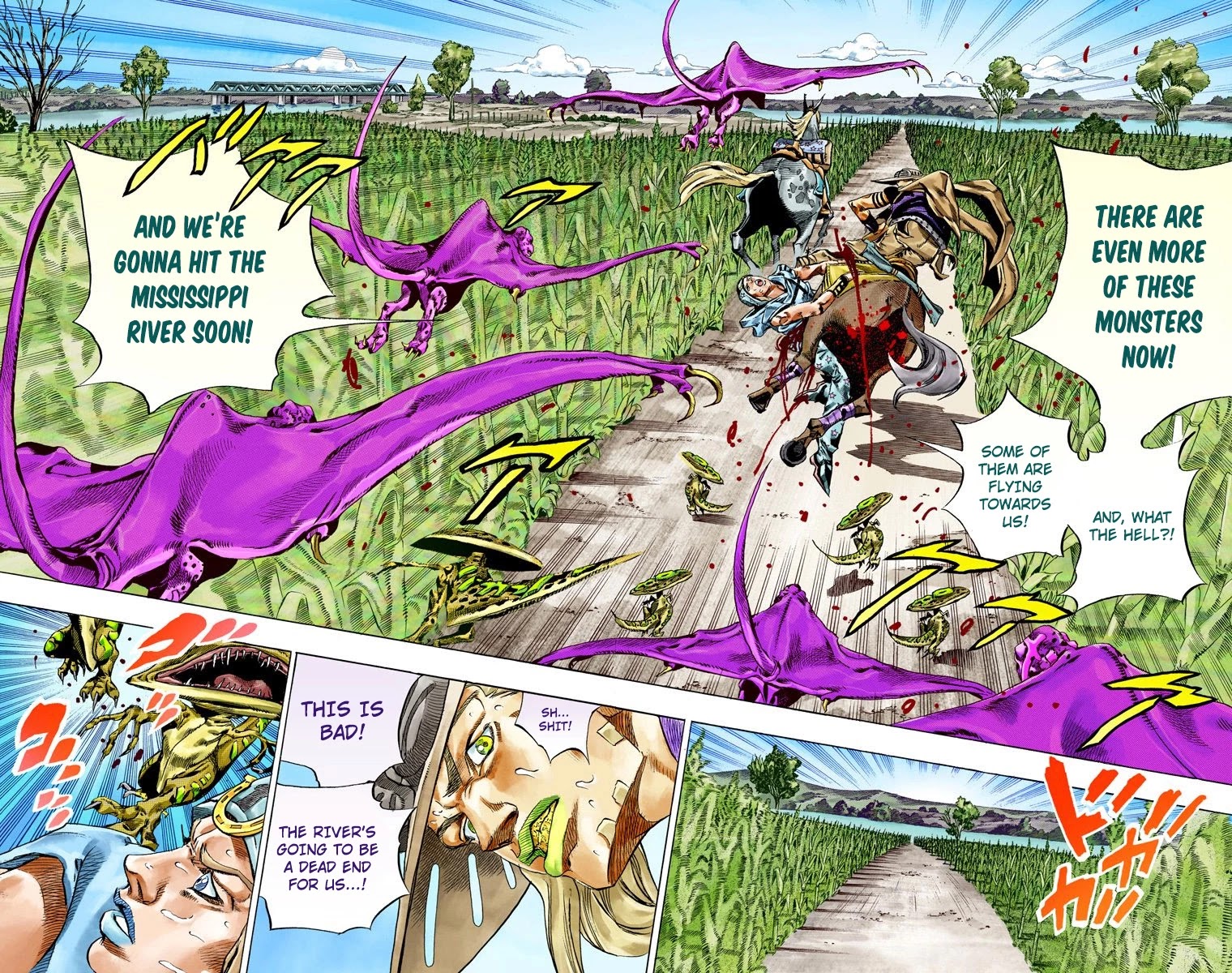 JoJo's Bizarre Adventure Part 7 - Steel Ball Run (Official Colored) chapter 42 page 35