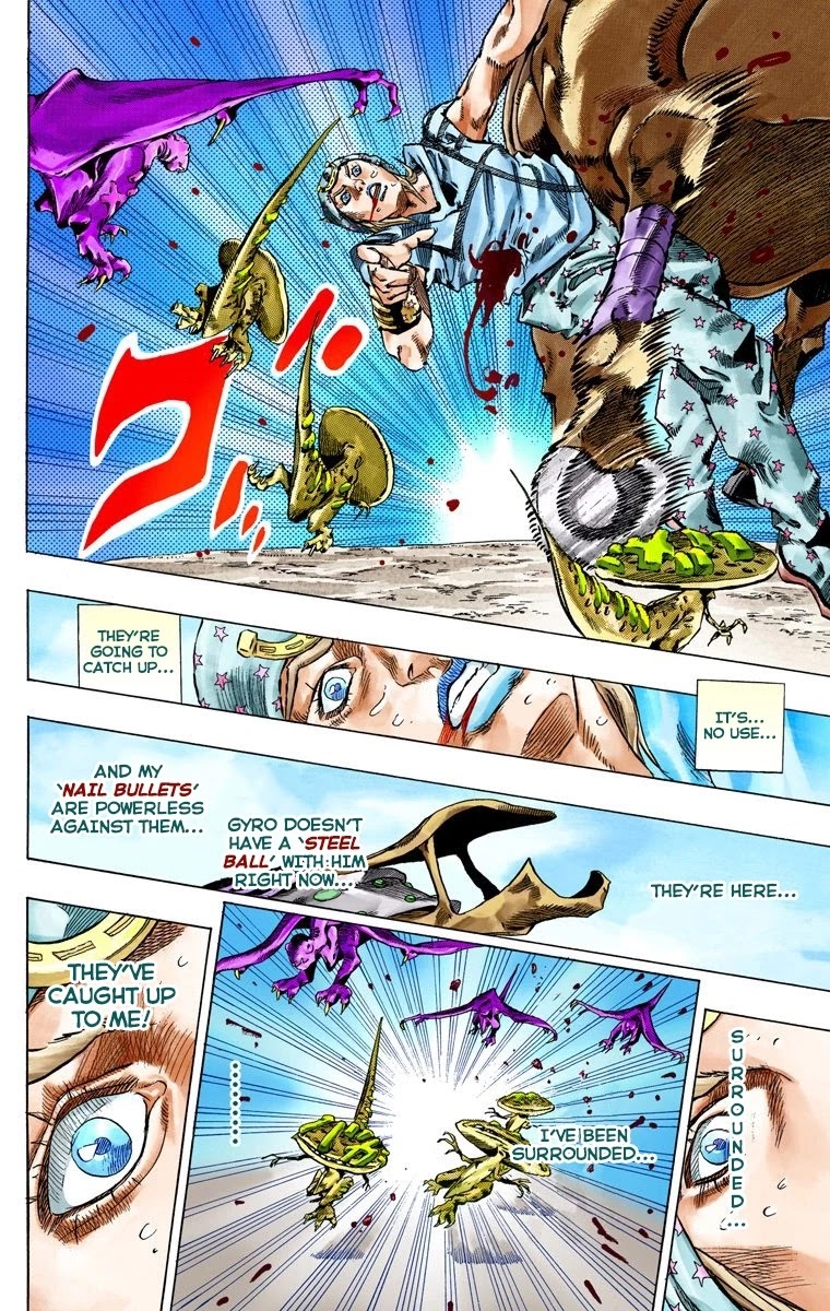 JoJo's Bizarre Adventure Part 7 - Steel Ball Run (Official Colored) chapter 42 page 36
