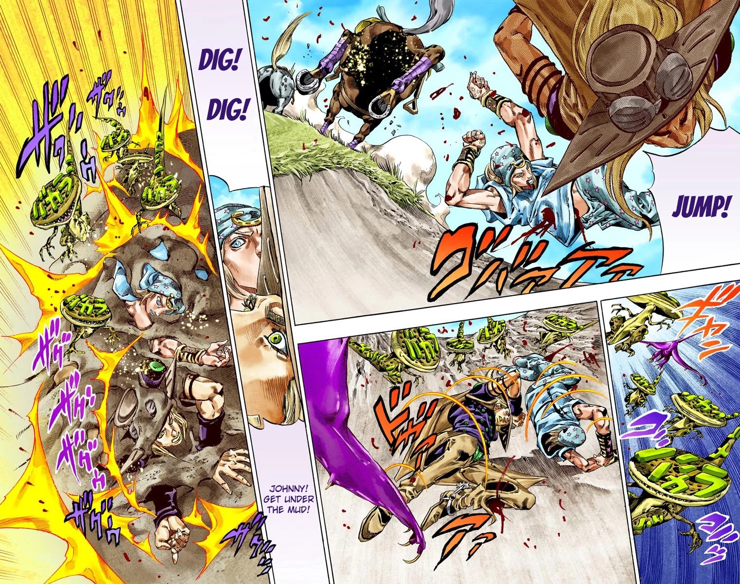 JoJo's Bizarre Adventure Part 7 - Steel Ball Run (Official Colored) chapter 42 page 38
