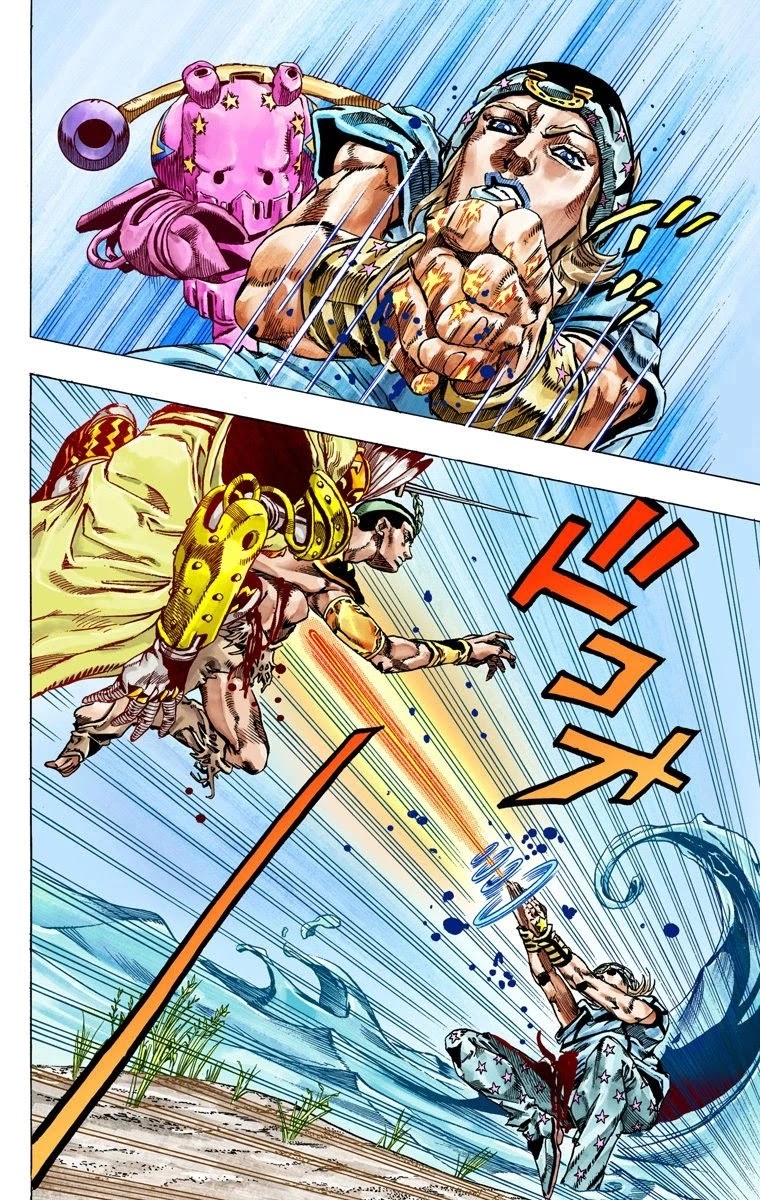 JoJo's Bizarre Adventure Part 7 - Steel Ball Run (Official Colored) chapter 44 page 25
