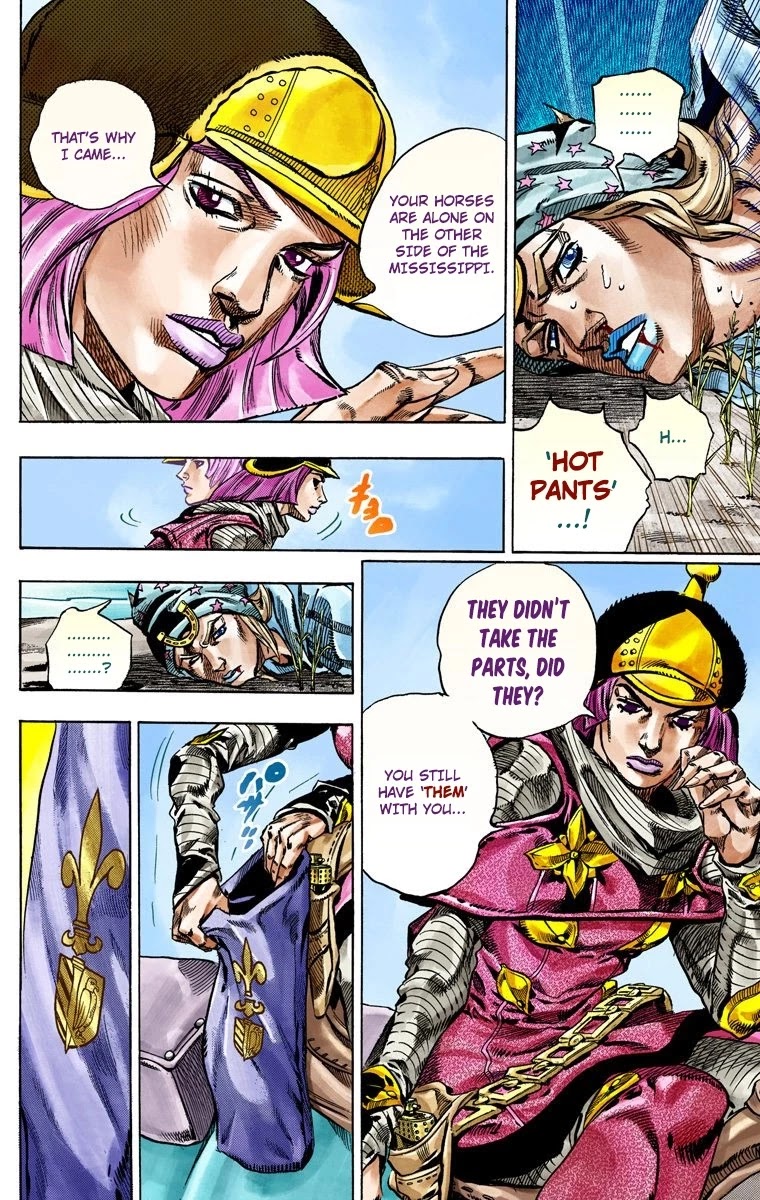 JoJo's Bizarre Adventure Part 7 - Steel Ball Run (Official Colored) chapter 44 page 45