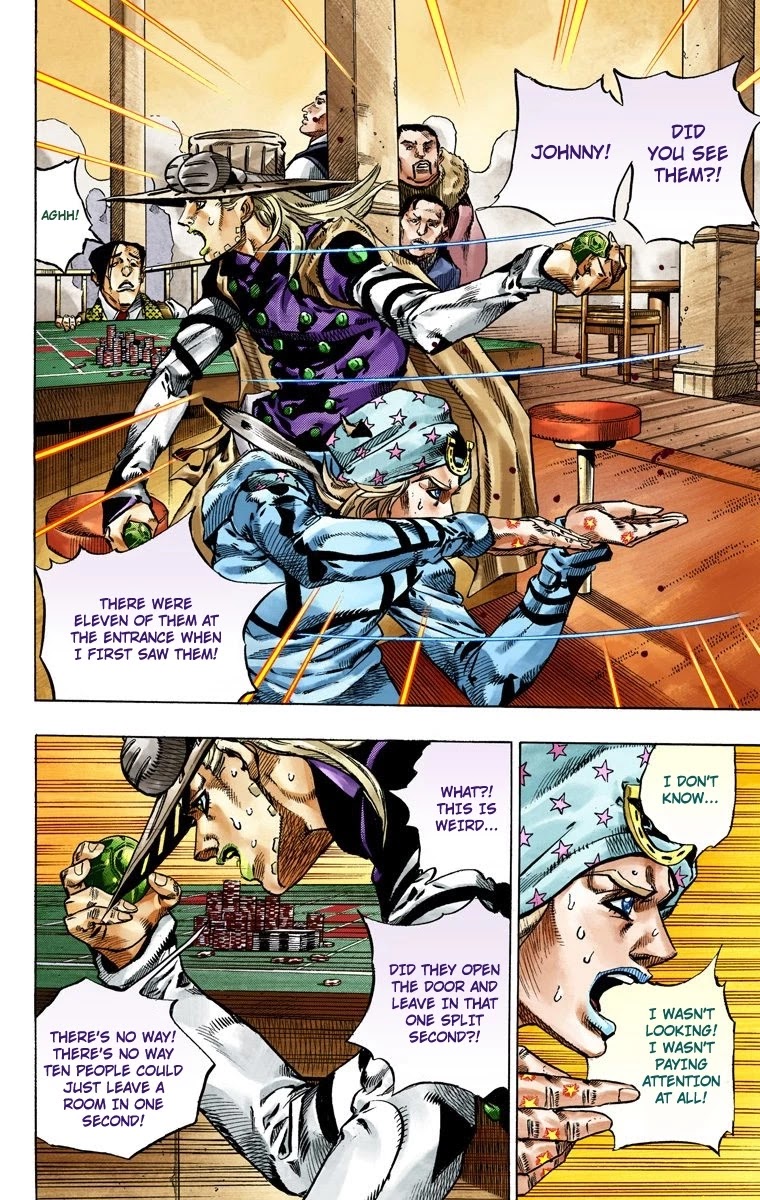 JoJo's Bizarre Adventure Part 7 - Steel Ball Run (Official Colored) chapter 46 page 52