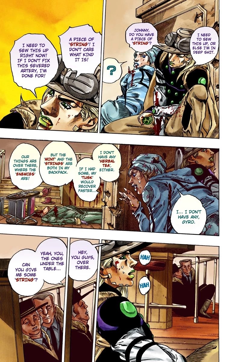 JoJo's Bizarre Adventure Part 7 - Steel Ball Run (Official Colored) chapter 47 page 17
