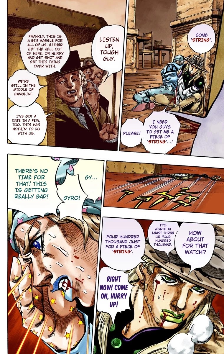 JoJo's Bizarre Adventure Part 7 - Steel Ball Run (Official Colored) chapter 47 page 18