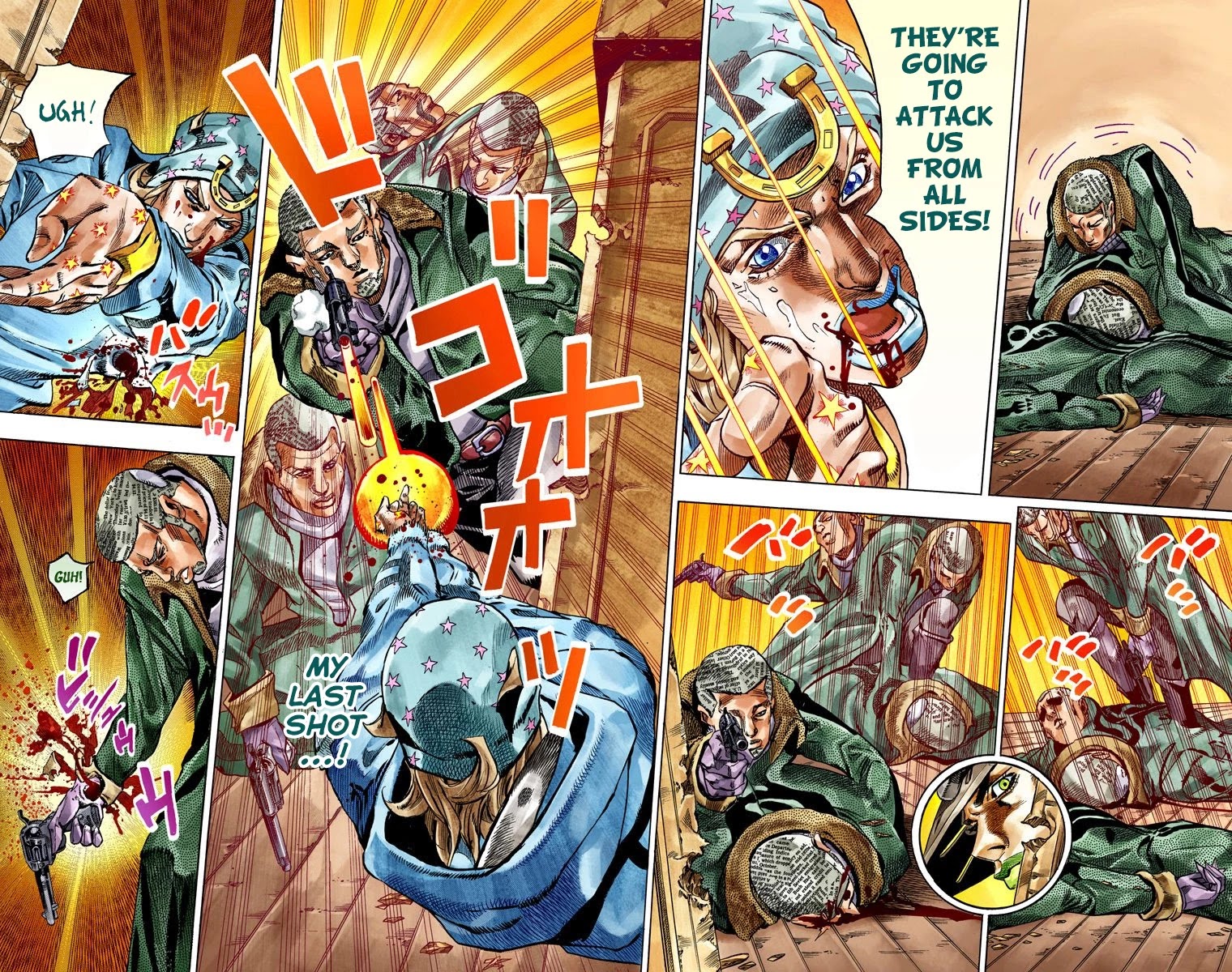 JoJo's Bizarre Adventure Part 7 - Steel Ball Run (Official Colored) chapter 47 page 23