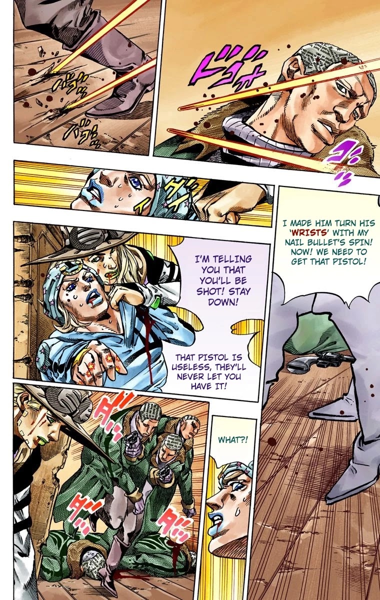 JoJo's Bizarre Adventure Part 7 - Steel Ball Run (Official Colored) chapter 47 page 25