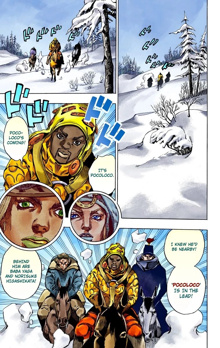JoJo's Bizarre Adventure Part 7 - Steel Ball Run (Official Colored) chapter 51 page 32