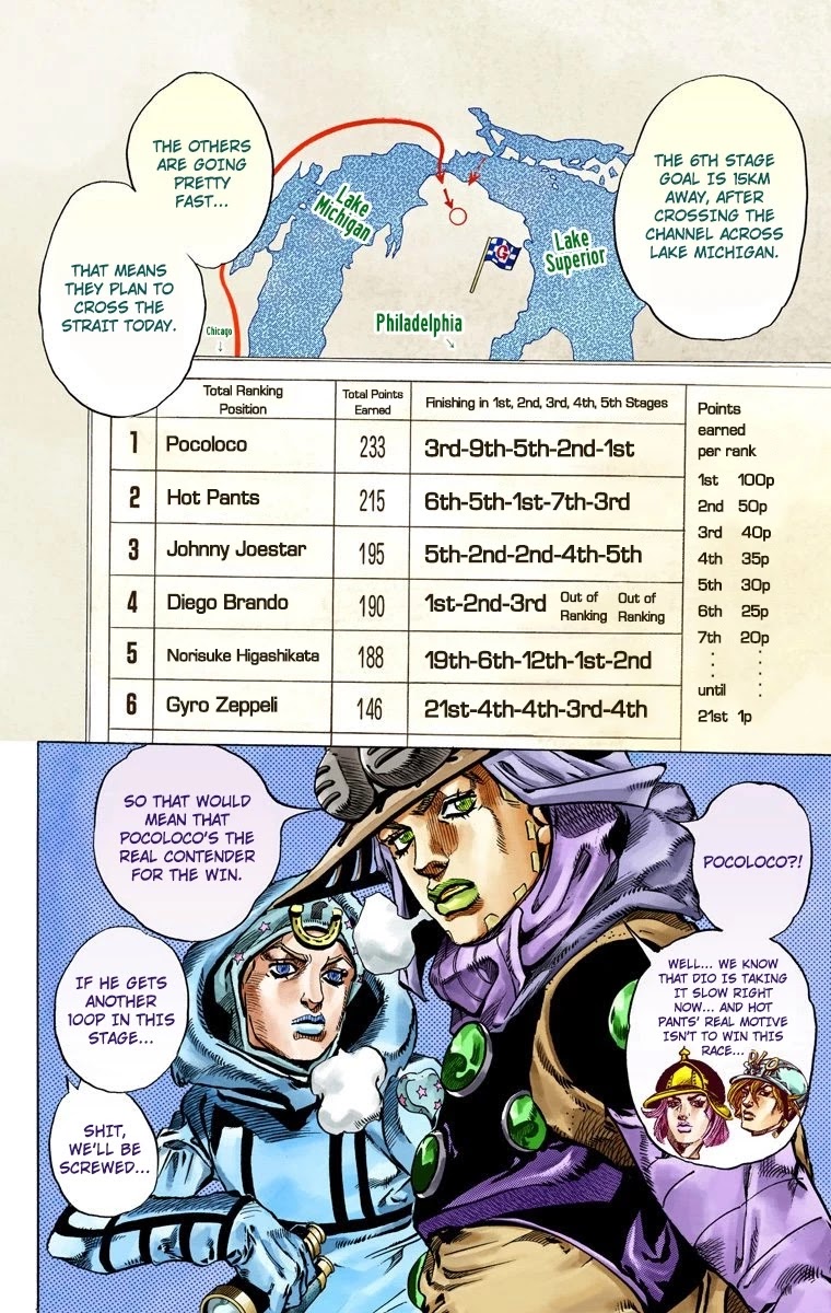 JoJo's Bizarre Adventure Part 7 - Steel Ball Run (Official Colored) chapter 51 page 33