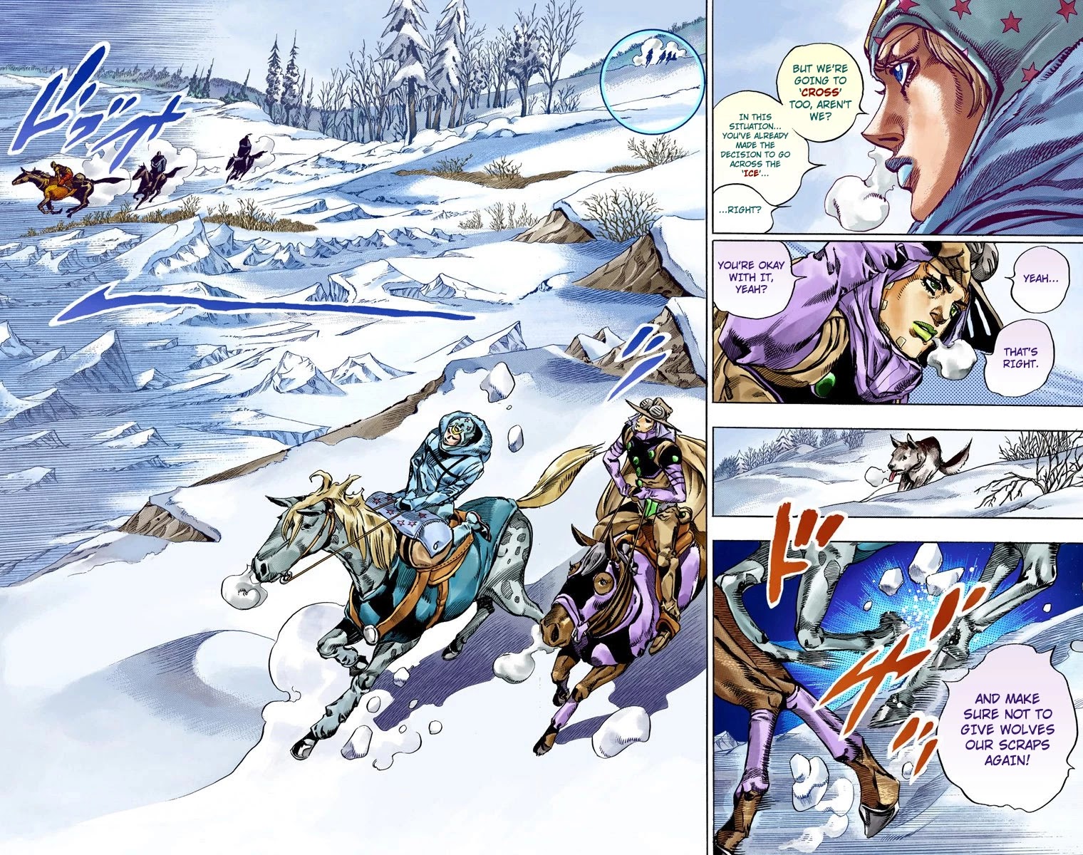 JoJo's Bizarre Adventure Part 7 - Steel Ball Run (Official Colored) chapter 51 page 38