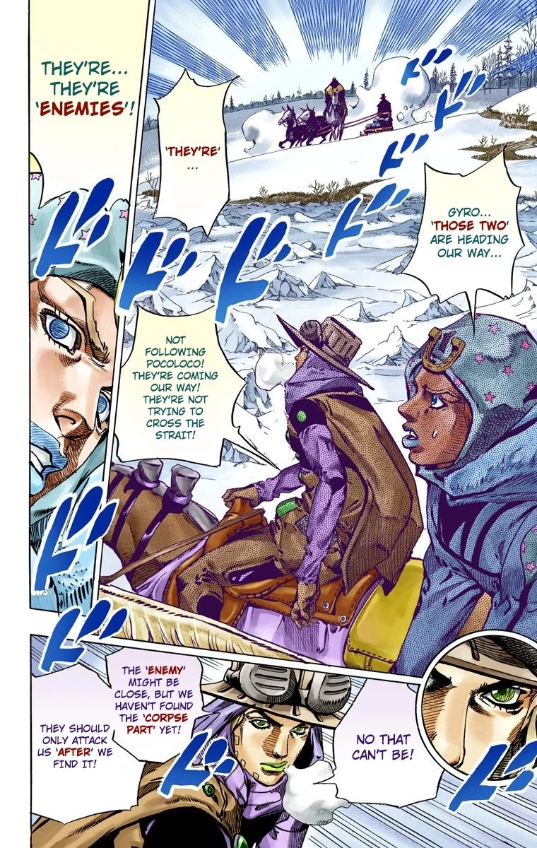 JoJo's Bizarre Adventure Part 7 - Steel Ball Run (Official Colored) chapter 51 page 41