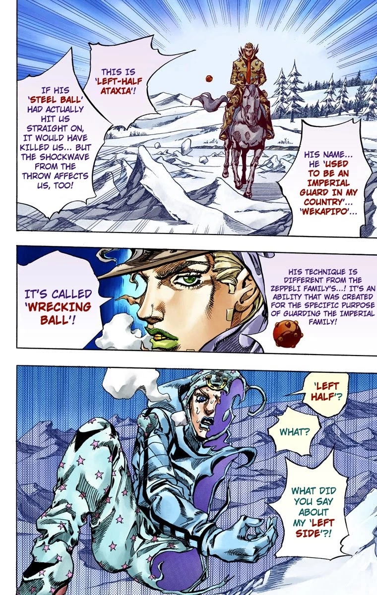 JoJo's Bizarre Adventure Part 7 - Steel Ball Run (Official Colored) chapter 52 page 13