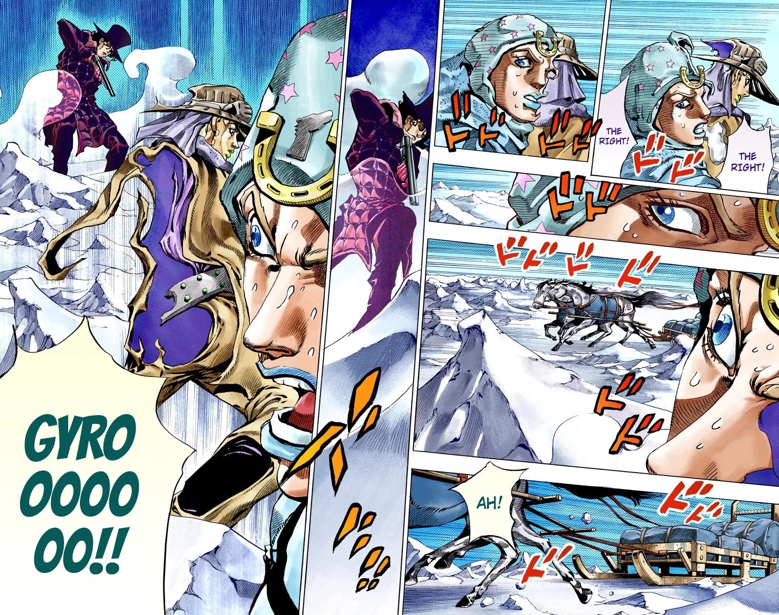 JoJo's Bizarre Adventure Part 7 - Steel Ball Run (Official Colored) chapter 52 page 17