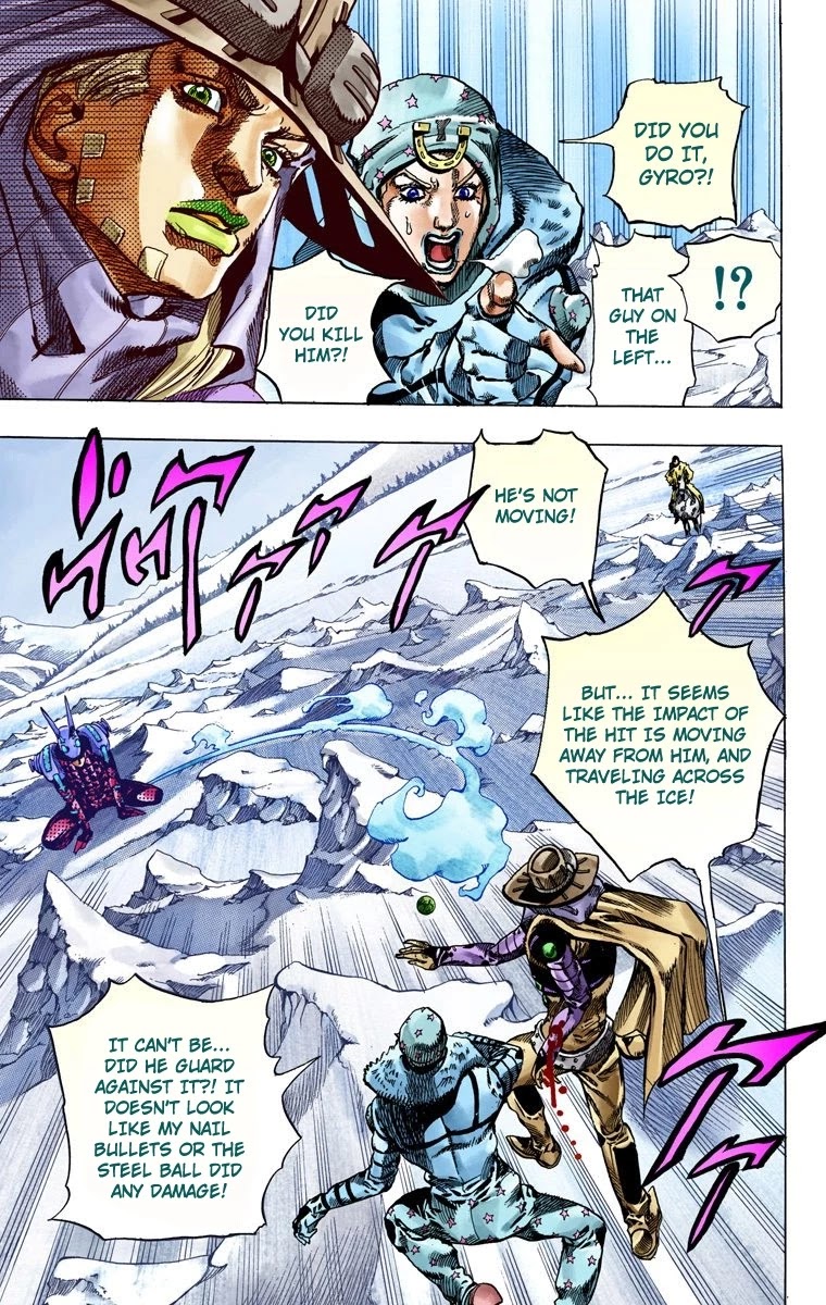 JoJo's Bizarre Adventure Part 7 - Steel Ball Run (Official Colored) chapter 52 page 25