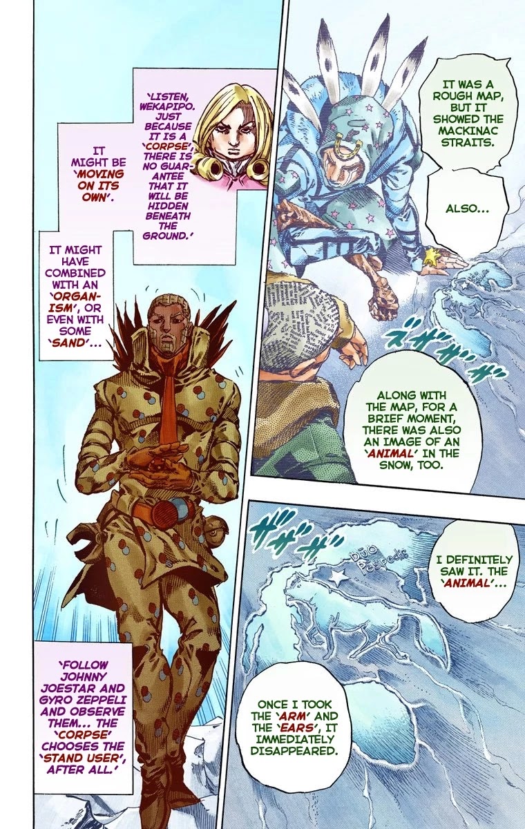 JoJo's Bizarre Adventure Part 7 - Steel Ball Run (Official Colored) chapter 52 page 31