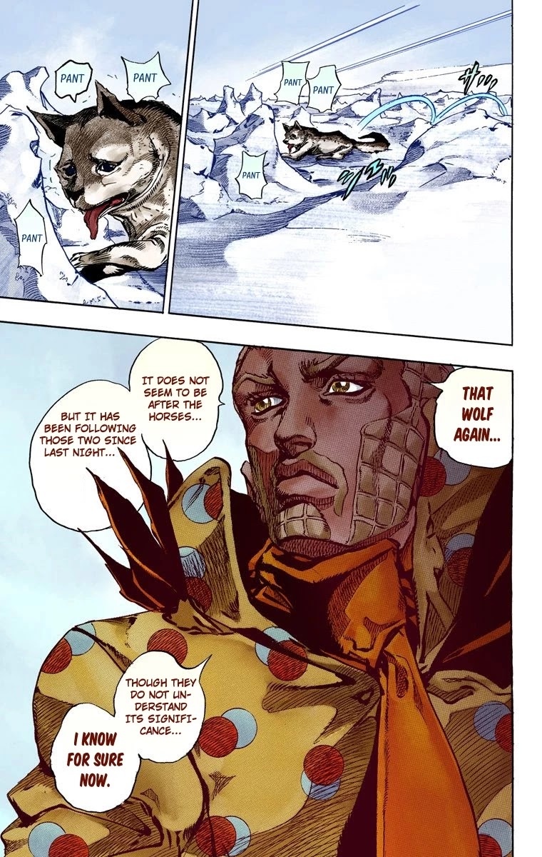 JoJo's Bizarre Adventure Part 7 - Steel Ball Run (Official Colored) chapter 52 page 32