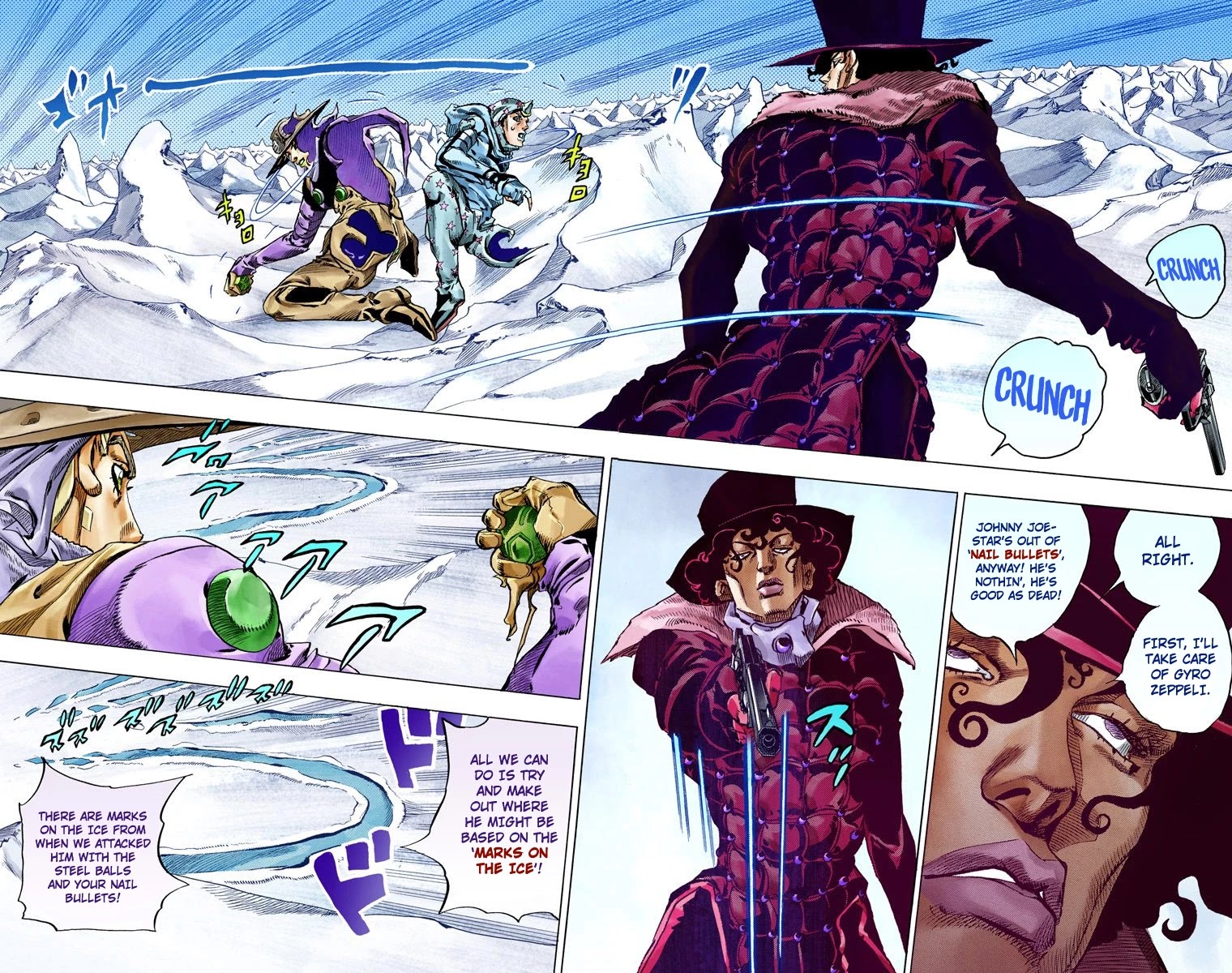 JoJo's Bizarre Adventure Part 7 - Steel Ball Run (Official Colored) chapter 53 page 19