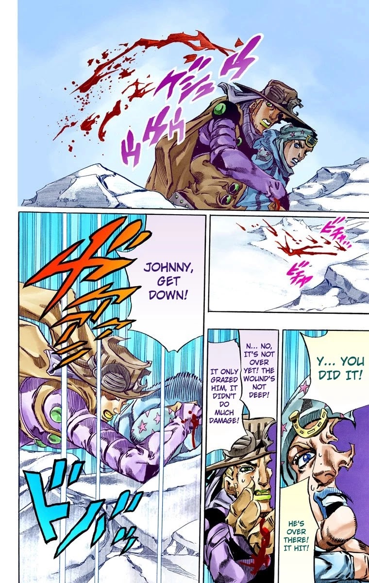 JoJo's Bizarre Adventure Part 7 - Steel Ball Run (Official Colored) chapter 53 page 22
