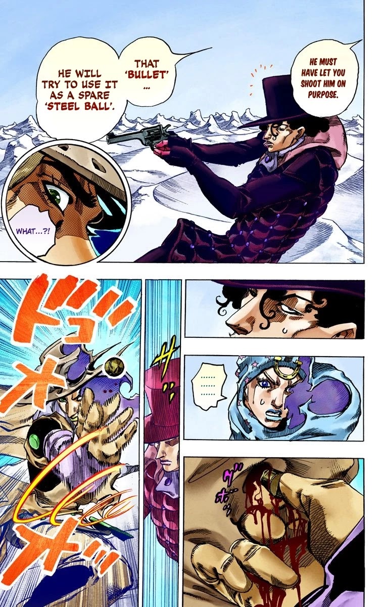 JoJo's Bizarre Adventure Part 7 - Steel Ball Run (Official Colored) chapter 53 page 28
