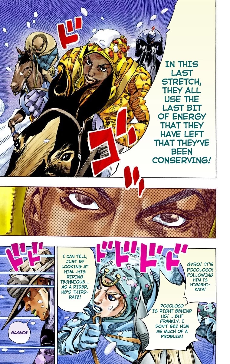 JoJo's Bizarre Adventure Part 7 - Steel Ball Run (Official Colored) chapter 55 page 11