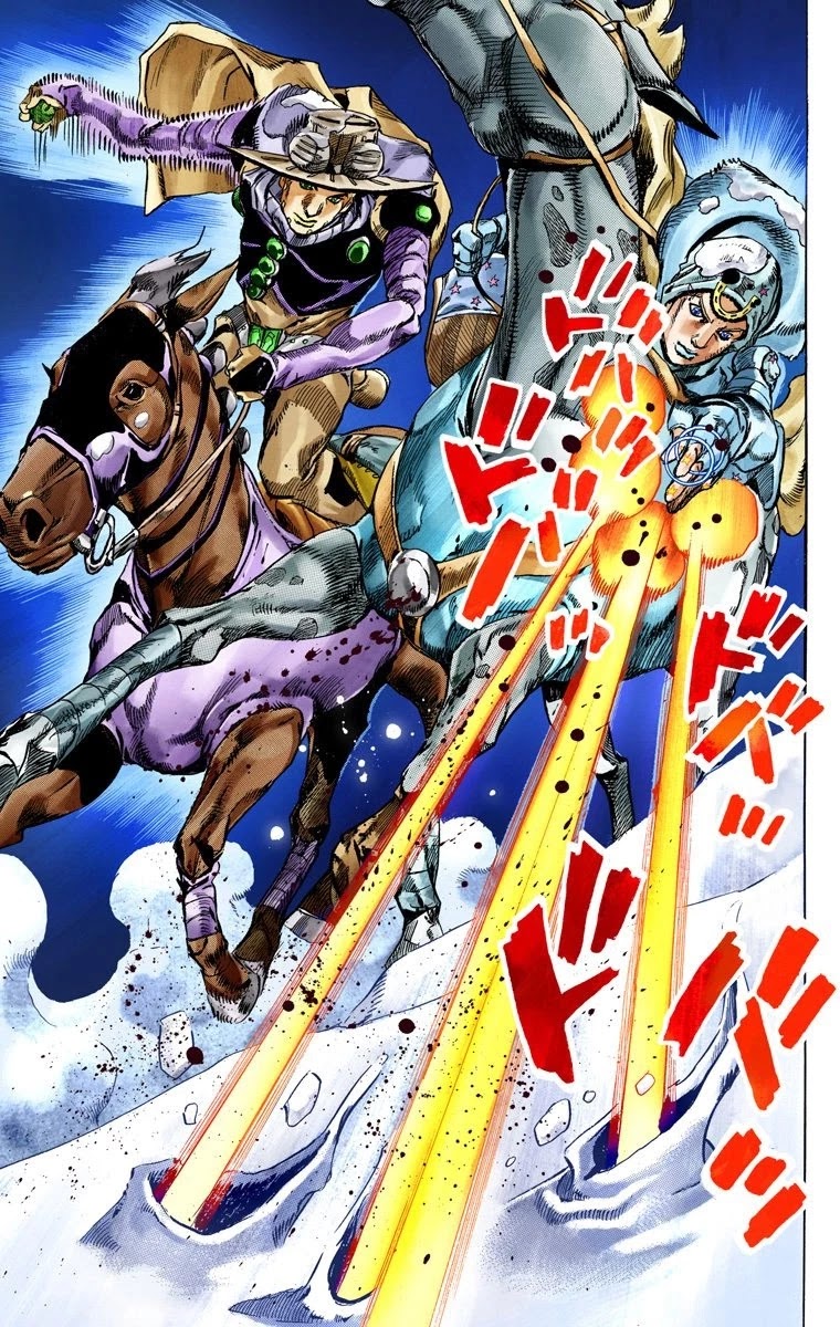JoJo's Bizarre Adventure Part 7 - Steel Ball Run (Official Colored) chapter 55 page 18