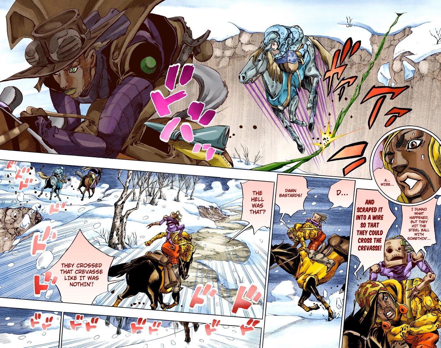 JoJo's Bizarre Adventure Part 7 - Steel Ball Run (Official Colored) chapter 55 page 23