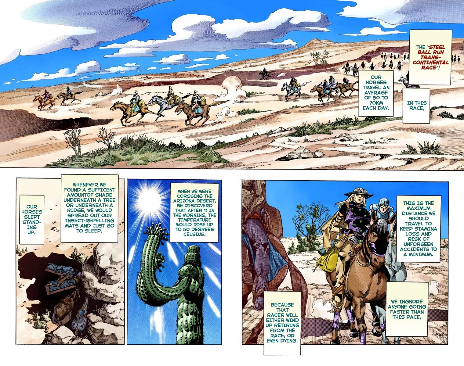 JoJo's Bizarre Adventure Part 7 - Steel Ball Run (Official Colored) chapter 55 page 3