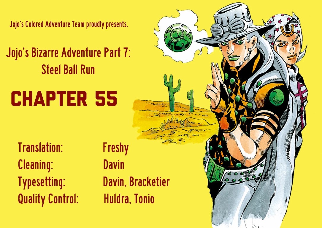 JoJo's Bizarre Adventure Part 7 - Steel Ball Run (Official Colored) chapter 55 page 30