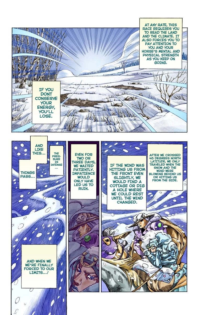 JoJo's Bizarre Adventure Part 7 - Steel Ball Run (Official Colored) chapter 55 page 8
