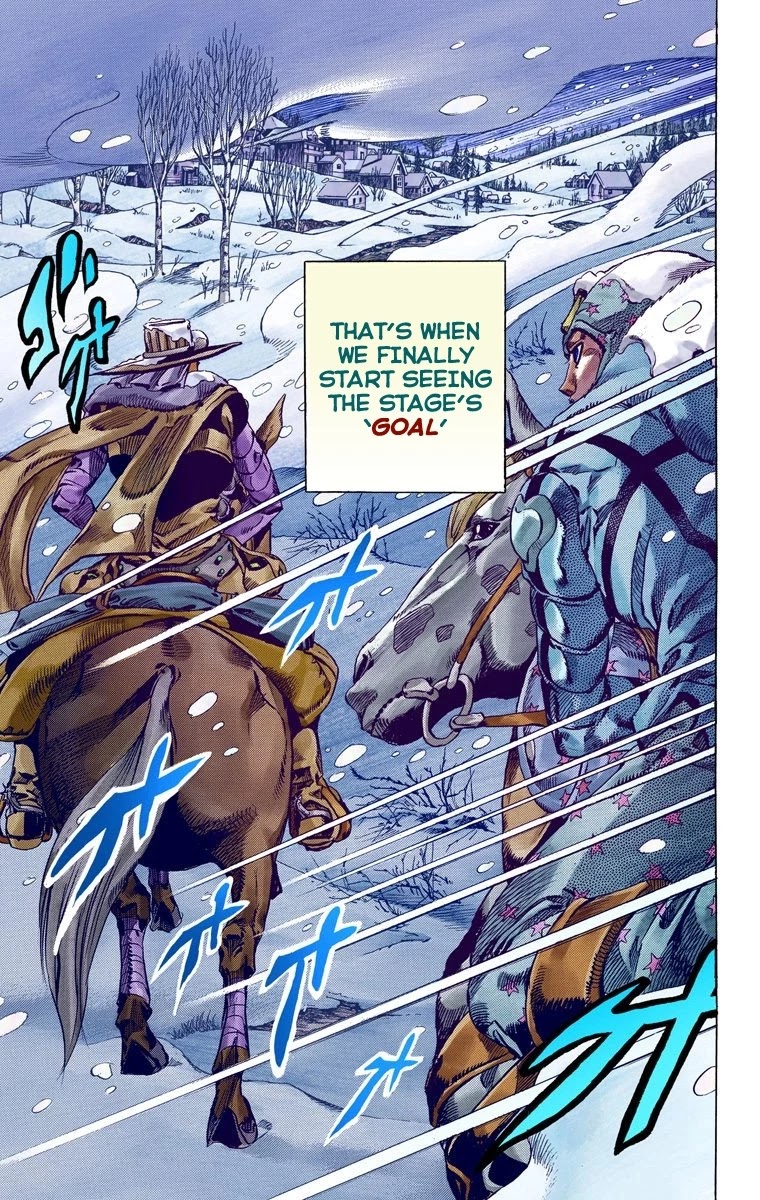 JoJo's Bizarre Adventure Part 7 - Steel Ball Run (Official Colored) chapter 55 page 9