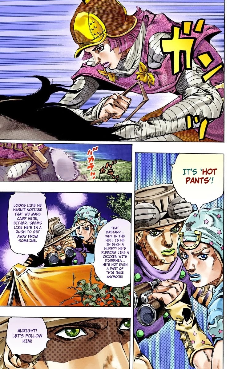 JoJo's Bizarre Adventure Part 7 - Steel Ball Run (Official Colored) chapter 56 page 11