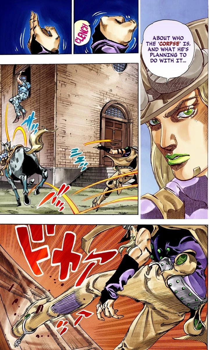 JoJo's Bizarre Adventure Part 7 - Steel Ball Run (Official Colored) chapter 56 page 16
