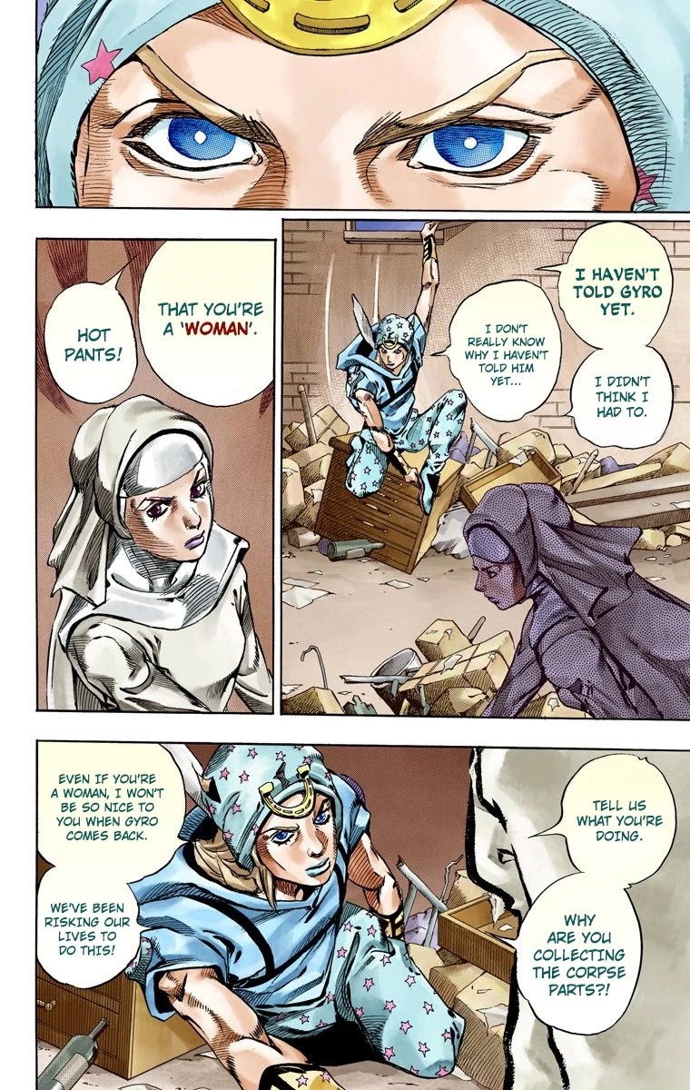 JoJo's Bizarre Adventure Part 7 - Steel Ball Run (Official Colored) chapter 56 page 21