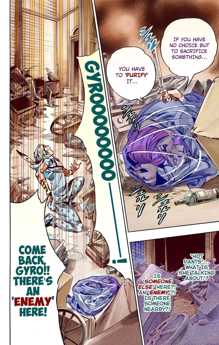 JoJo's Bizarre Adventure Part 7 - Steel Ball Run (Official Colored) chapter 56 page 28