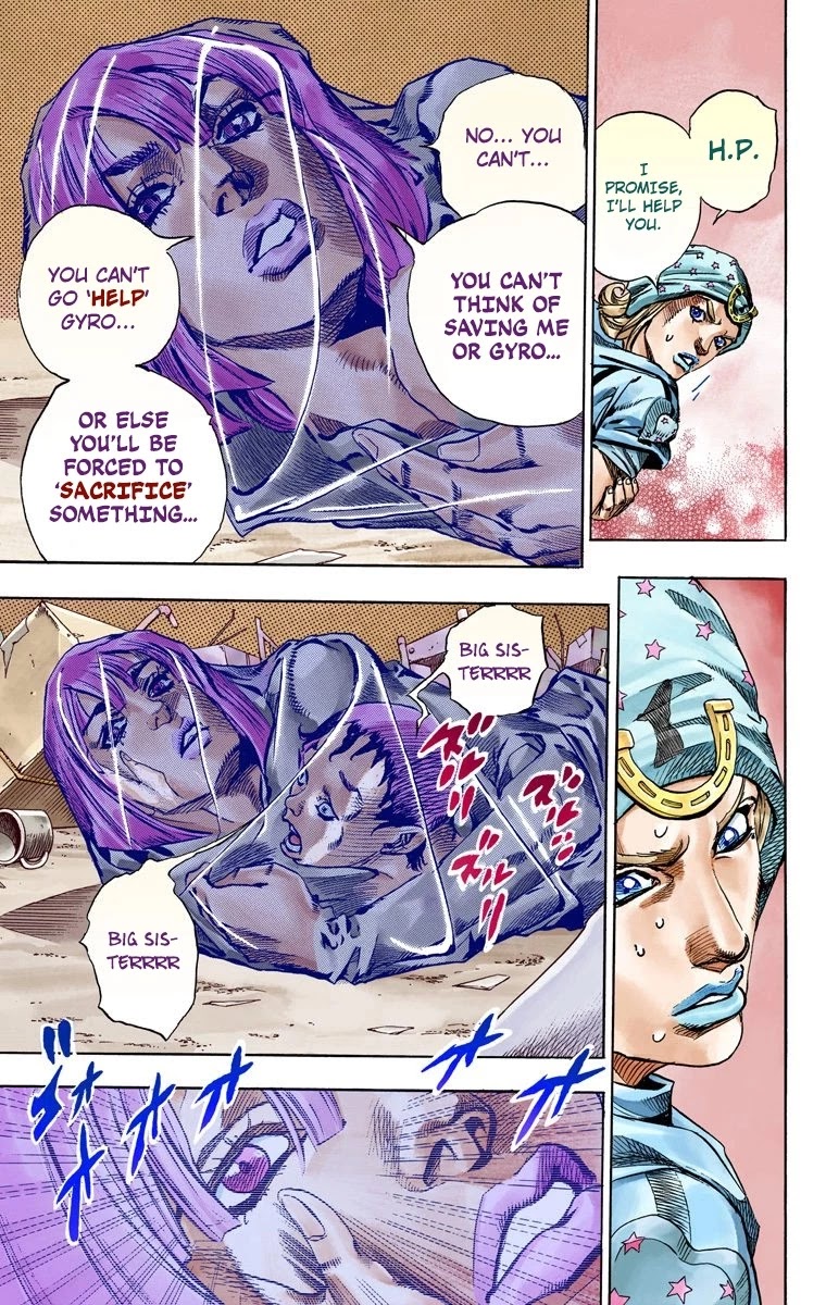 JoJo's Bizarre Adventure Part 7 - Steel Ball Run (Official Colored) chapter 57 page 15