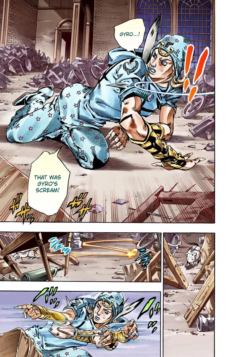 JoJo's Bizarre Adventure Part 7 - Steel Ball Run (Official Colored) chapter 57 page 35