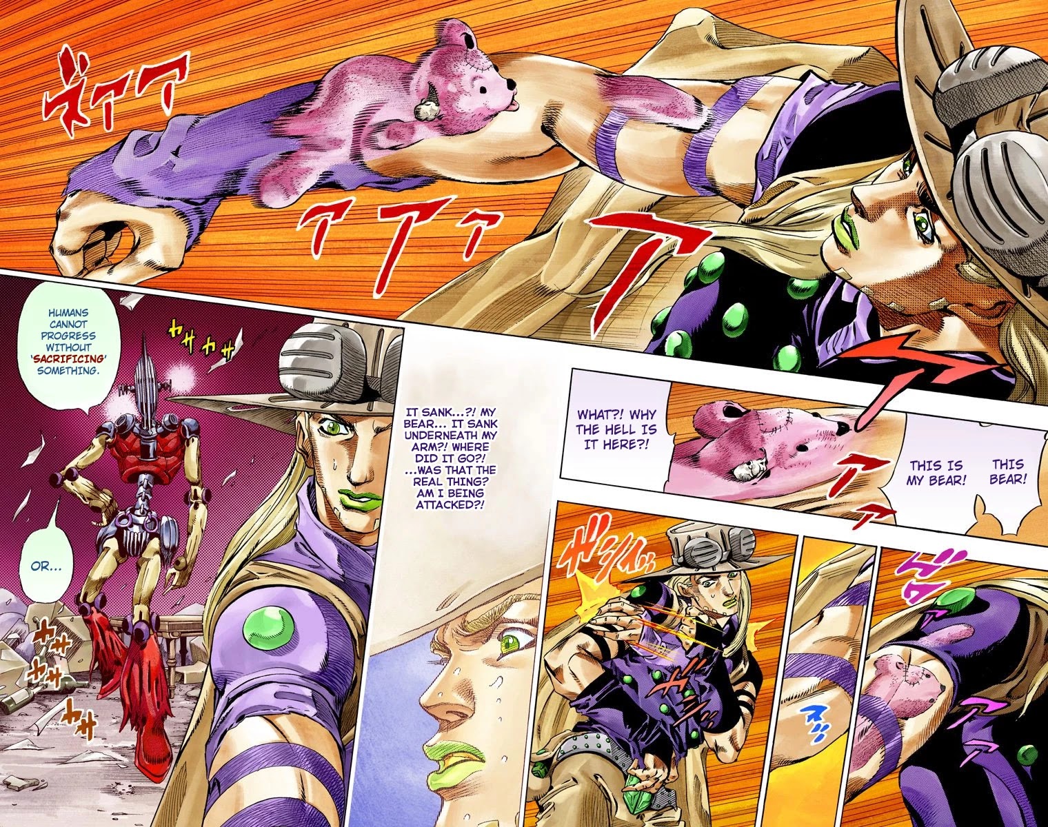JoJo's Bizarre Adventure Part 7 - Steel Ball Run (Official Colored) chapter 57 page 8