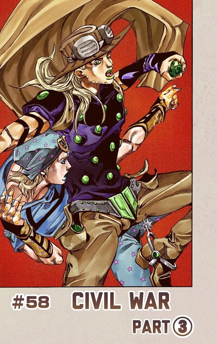 JoJo's Bizarre Adventure Part 7 - Steel Ball Run (Official Colored) chapter 58 page 2