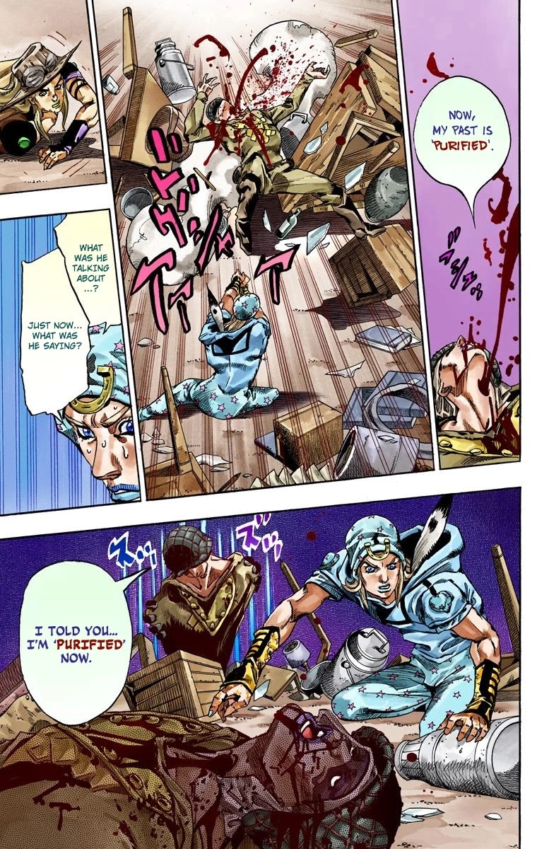 JoJo's Bizarre Adventure Part 7 - Steel Ball Run (Official Colored) chapter 58 page 32