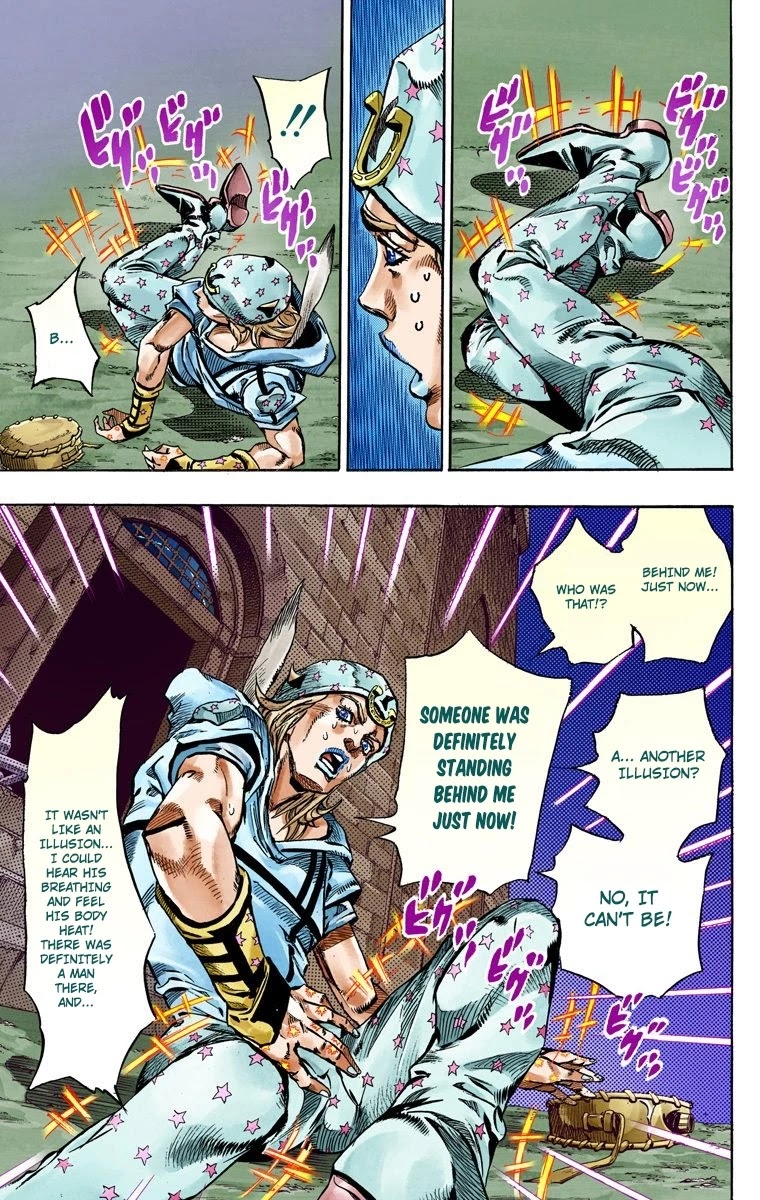 JoJo's Bizarre Adventure Part 7 - Steel Ball Run (Official Colored) chapter 58 page 7