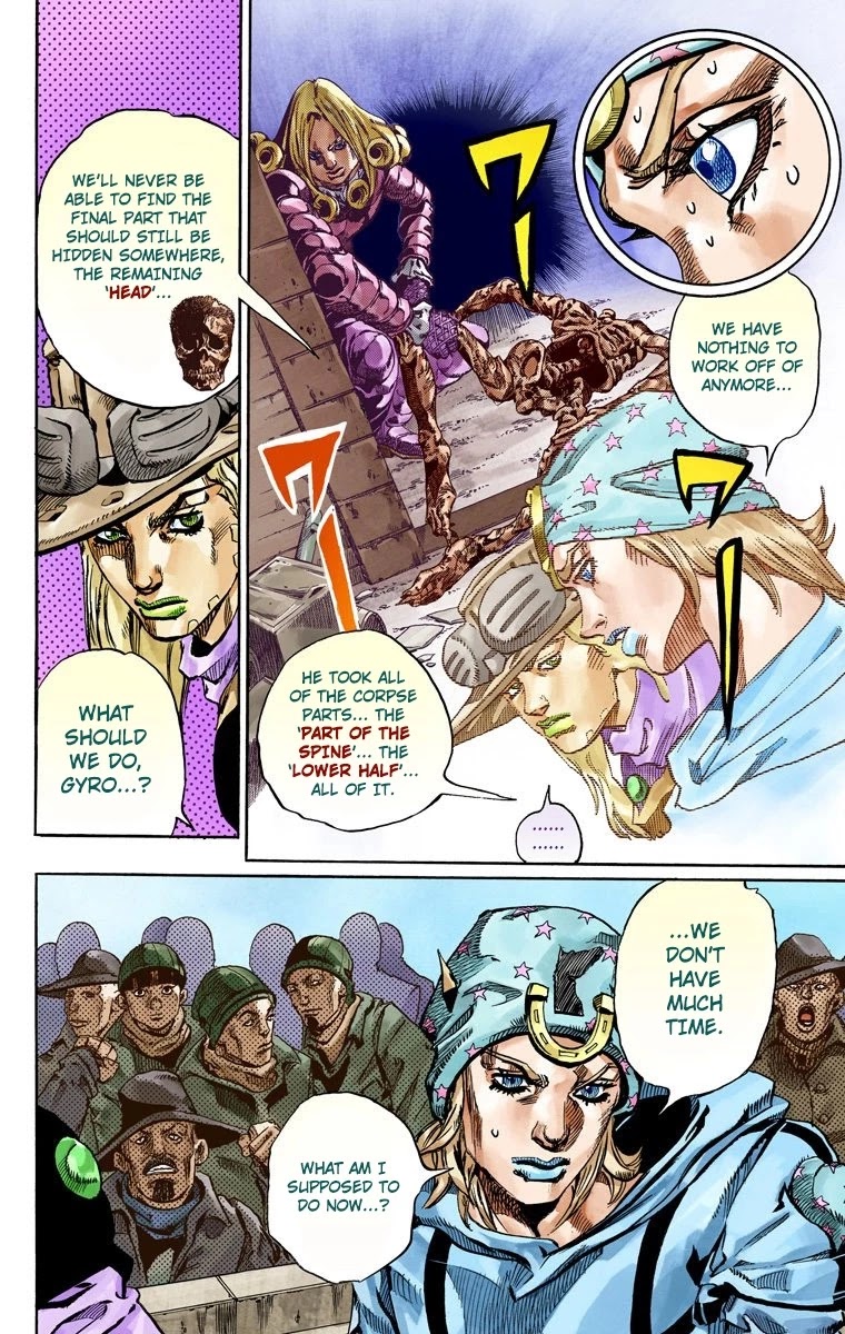JoJo's Bizarre Adventure Part 7 - Steel Ball Run (Official Colored) chapter 60 page 6