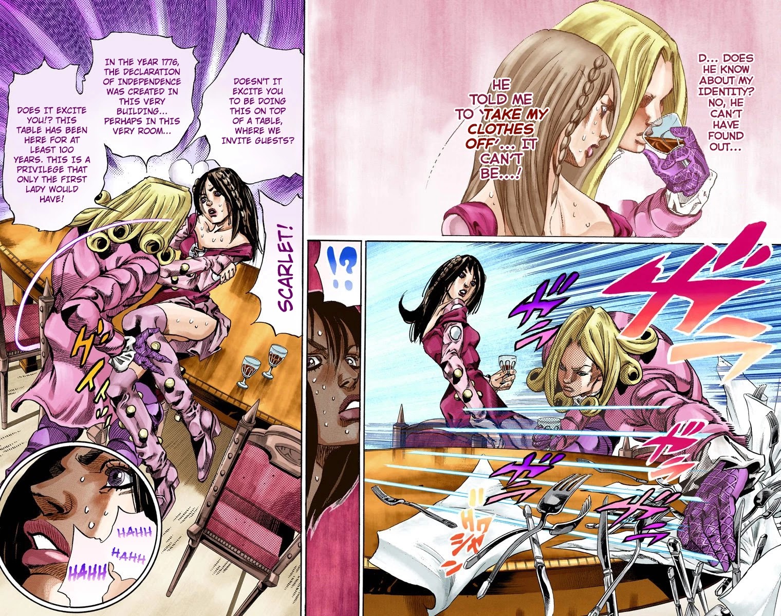 JoJo's Bizarre Adventure Part 7 - Steel Ball Run (Official Colored) chapter 61 page 32