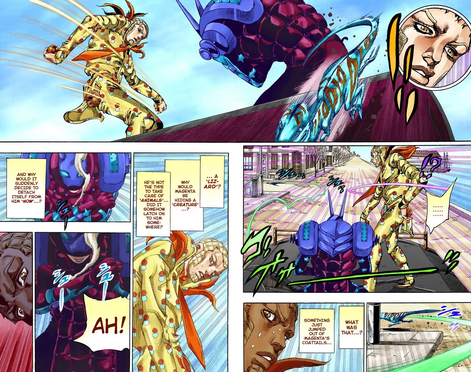 JoJo's Bizarre Adventure Part 7 - Steel Ball Run (Official Colored) chapter 62 page 35