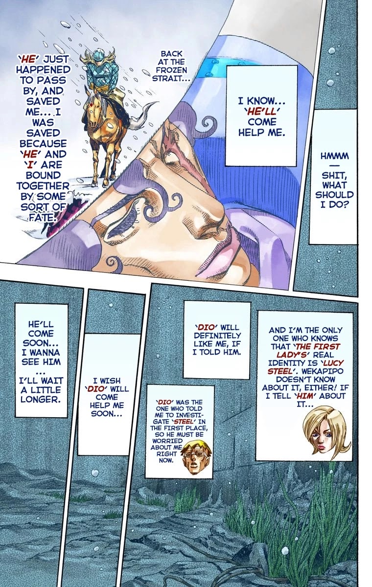 JoJo's Bizarre Adventure Part 7 - Steel Ball Run (Official Colored) chapter 62 page 50