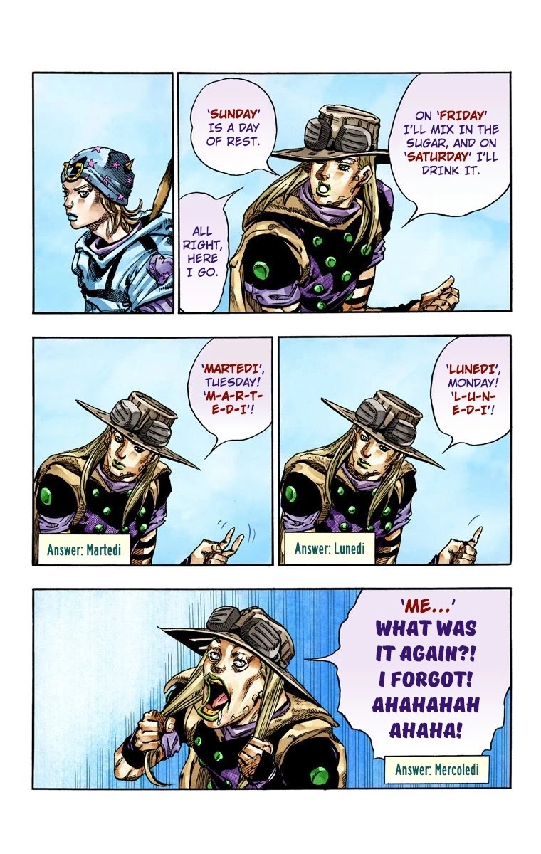 JoJo's Bizarre Adventure Part 7 - Steel Ball Run (Official Colored) chapter 63 page 4