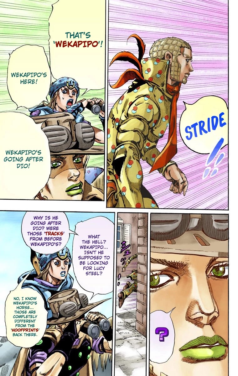 JoJo's Bizarre Adventure Part 7 - Steel Ball Run (Official Colored) chapter 64 page 13