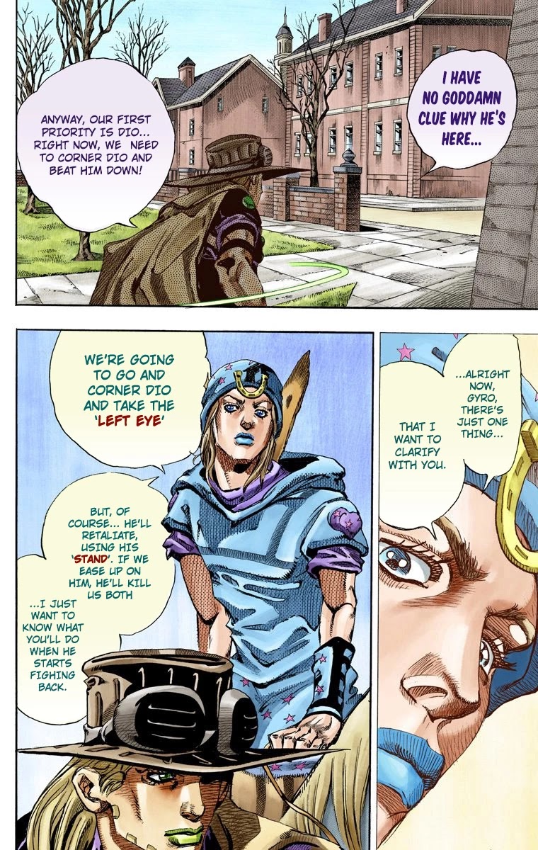 JoJo's Bizarre Adventure Part 7 - Steel Ball Run (Official Colored) chapter 64 page 14