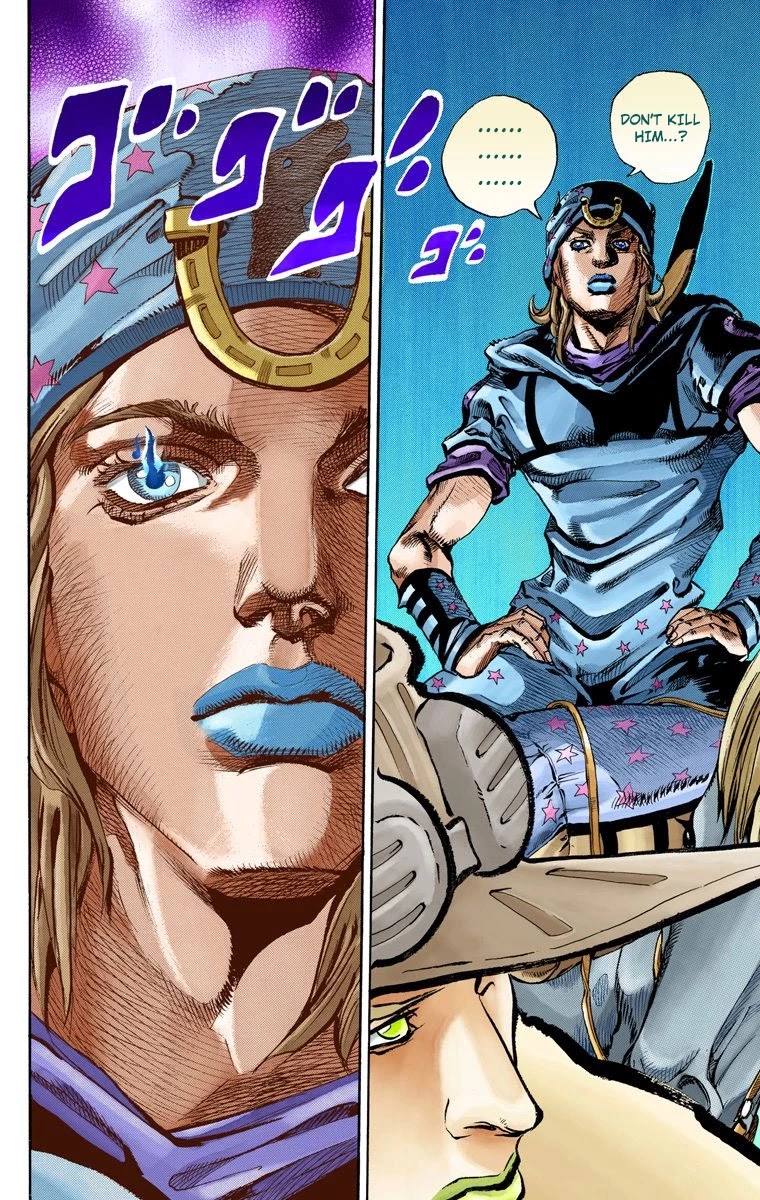 JoJo's Bizarre Adventure Part 7 - Steel Ball Run (Official Colored) chapter 64 page 16