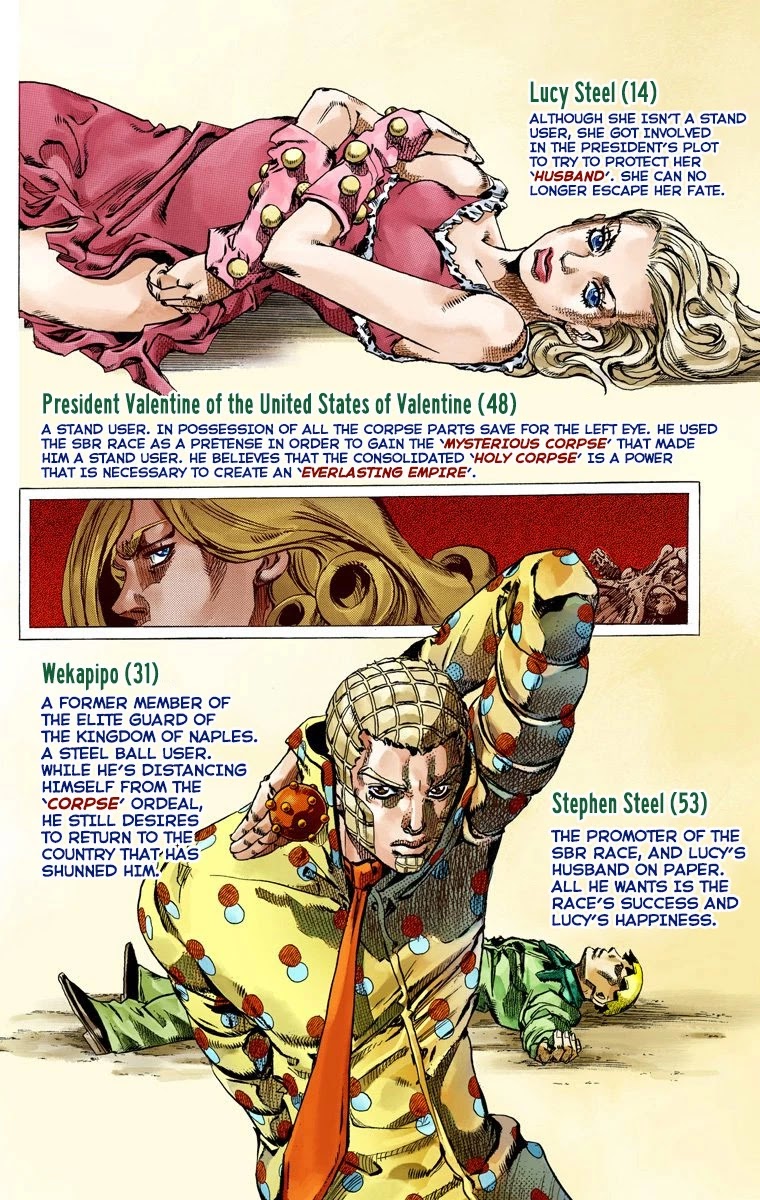 JoJo's Bizarre Adventure Part 7 - Steel Ball Run (Official Colored) chapter 64 page 4