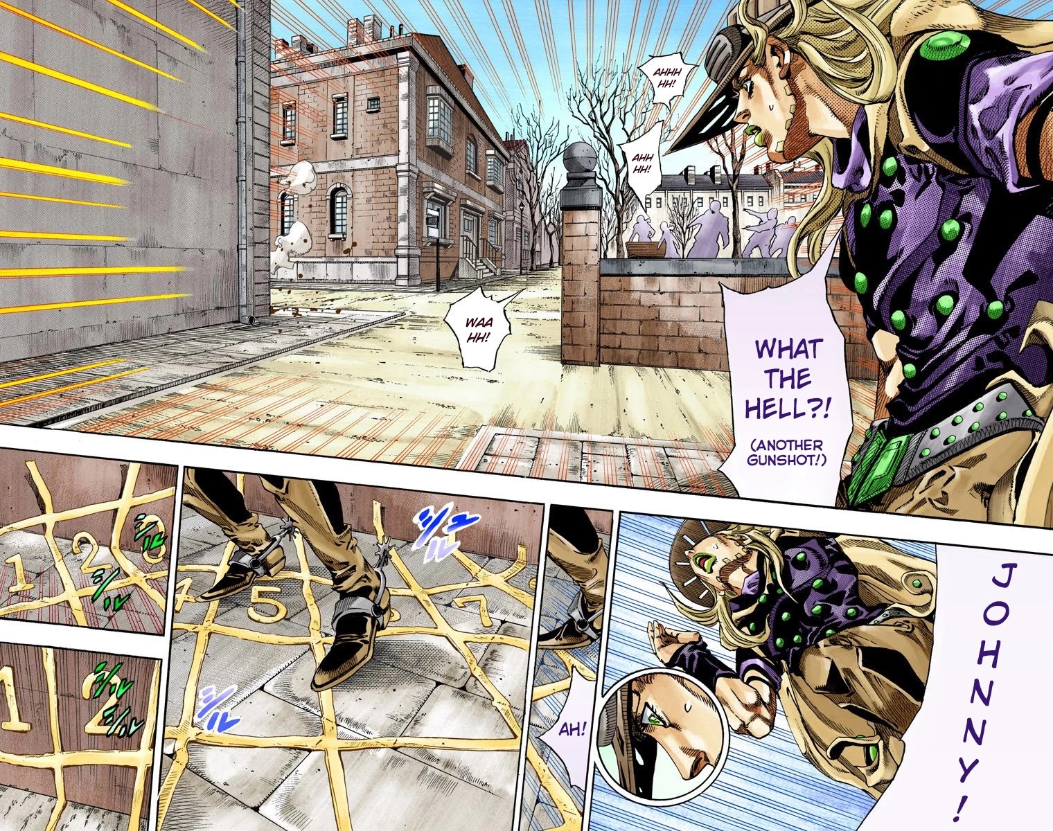 JoJo's Bizarre Adventure Part 7 - Steel Ball Run (Official Colored) chapter 65 page 12