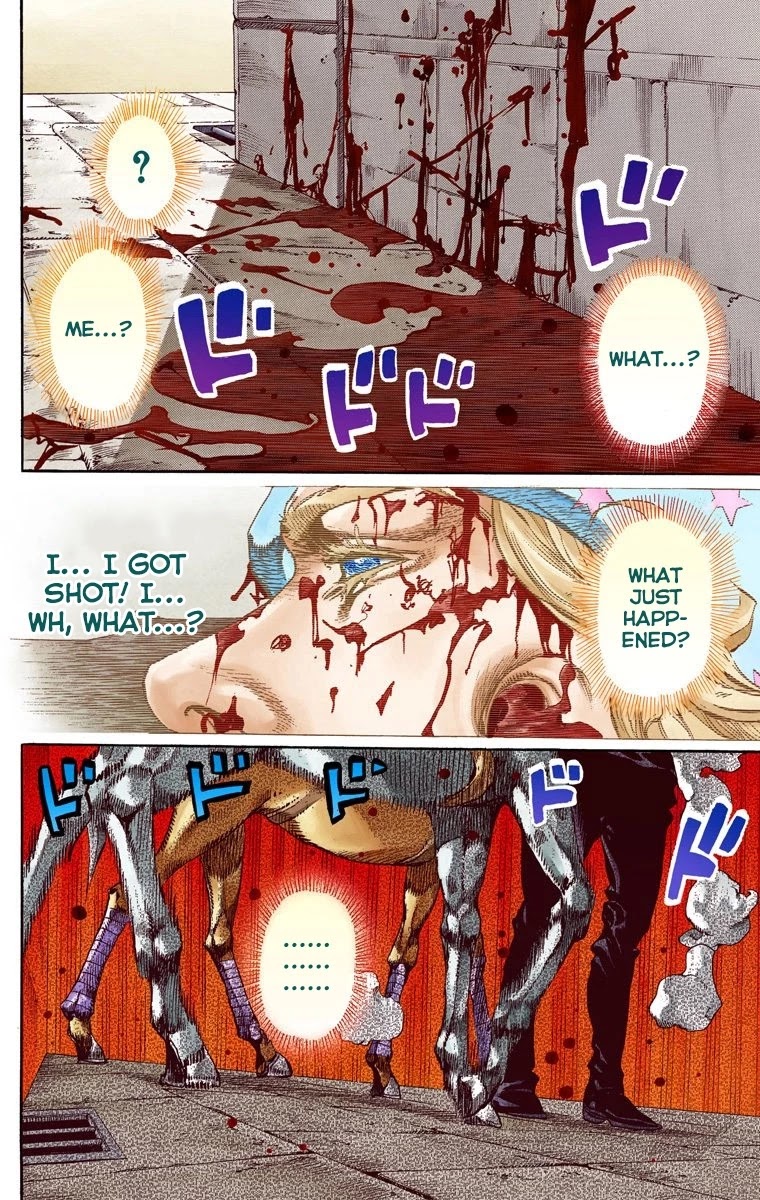 JoJo's Bizarre Adventure Part 7 - Steel Ball Run (Official Colored) chapter 65 page 3